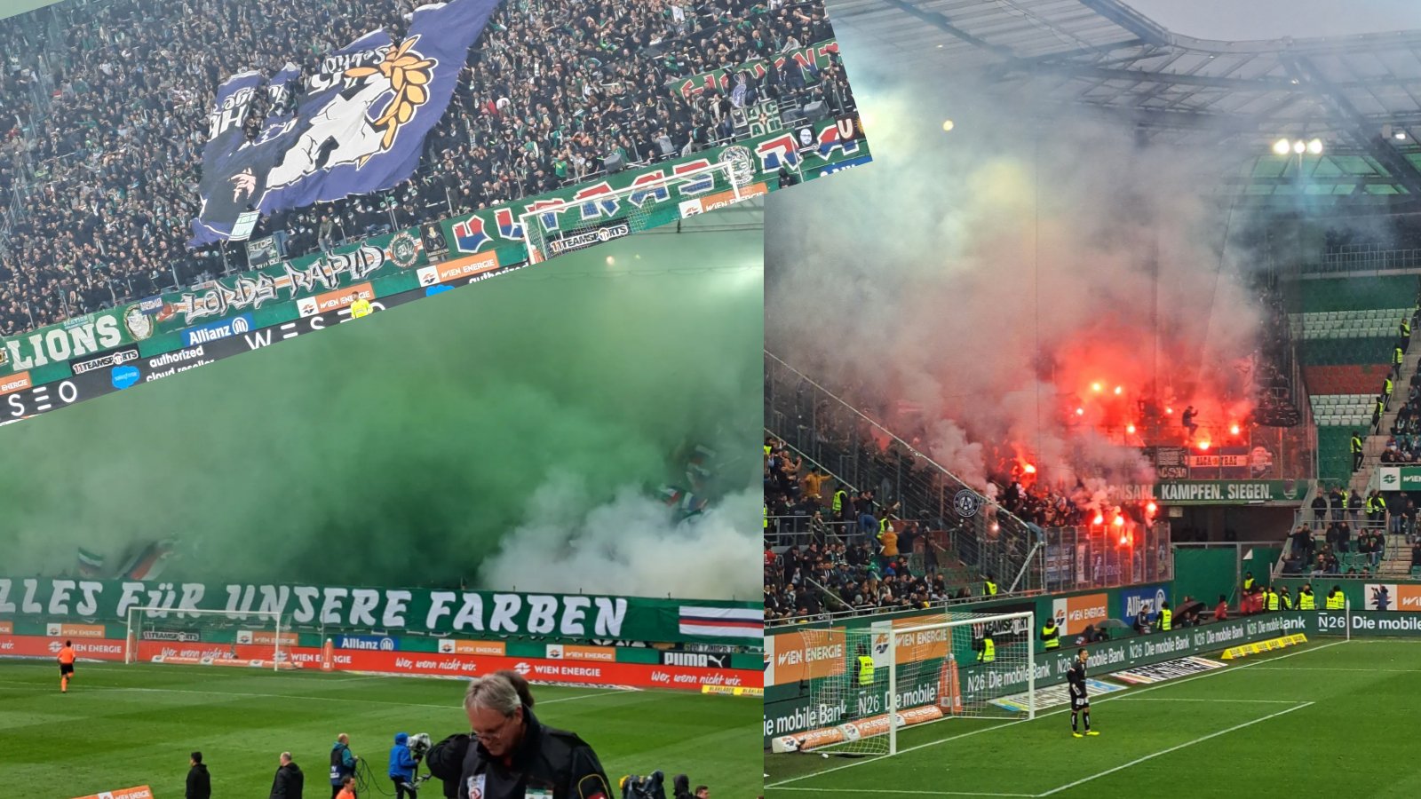 Irres 339. Wiener Derby Rapid Vs Austria: Die Besten Fan-Fotos [Galerie]