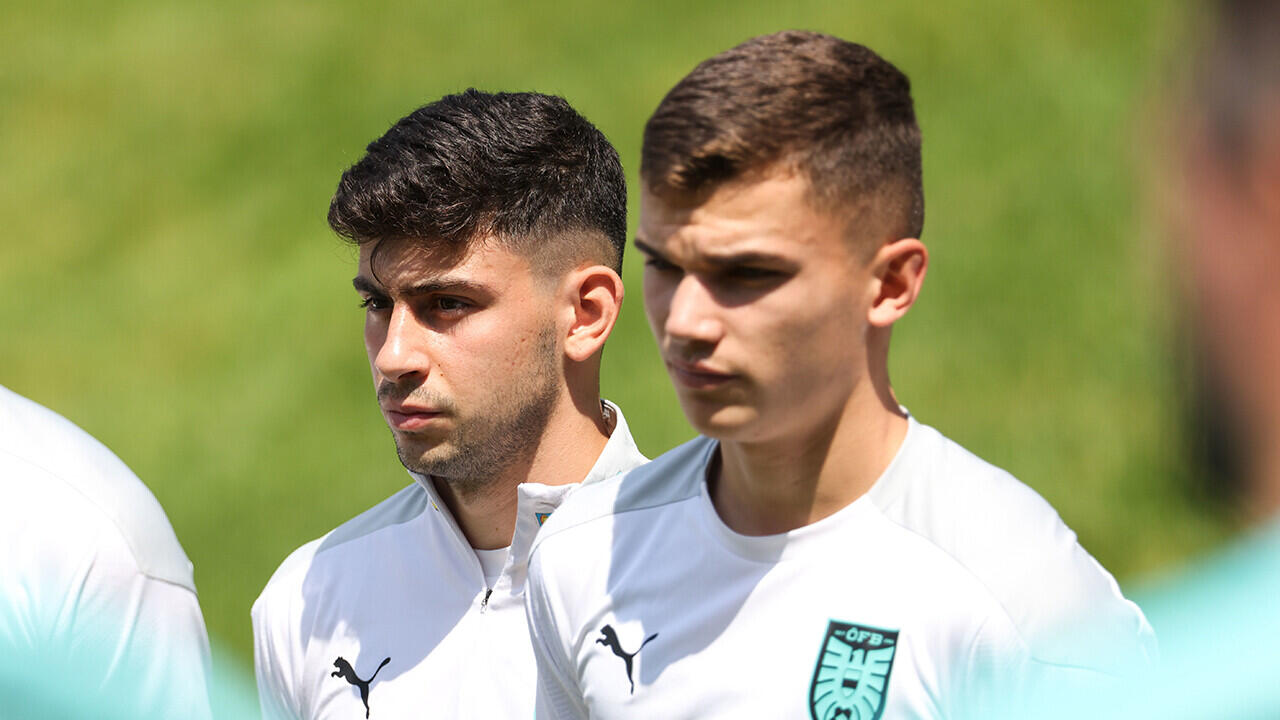 Adis Jasic (rechts) im ÖFB-Trikot