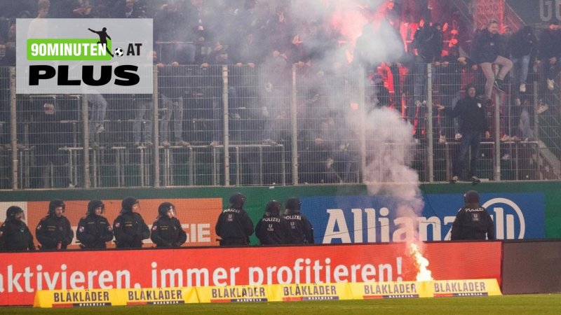  Pyro-Vorfall nach dem Derby: Rapid und Austria drohen Strafen