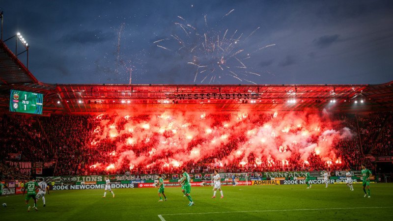 Nach Pyro-Vorfällen: Bundesliga gibt Rapid-Protest teilweise statt