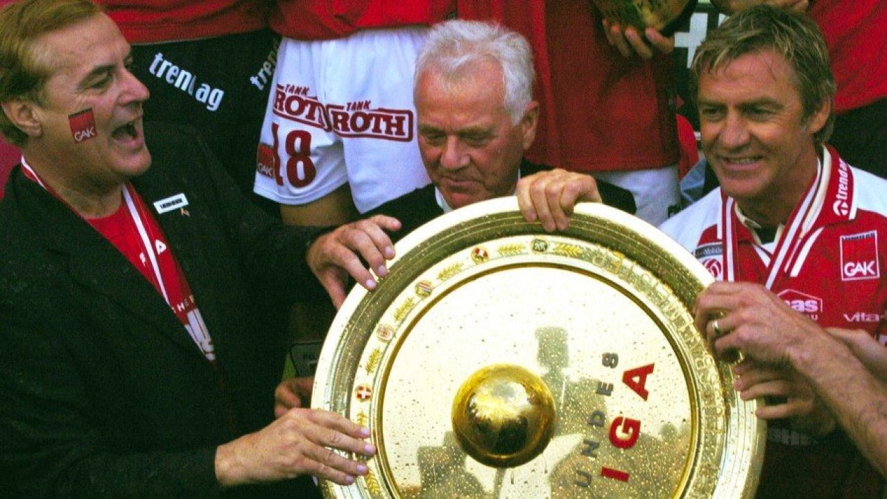 Damals, als Frank Stronach den Fußball aufmischte und der GAK Meister wurde