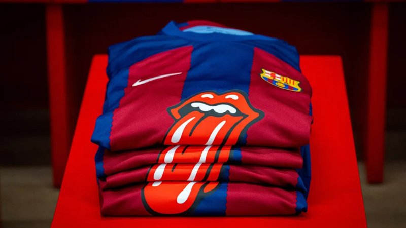  Trikot der Woche #133: FC Barcelona und Rolling Stones zeigen Real Madrid im Clasico die Zunge