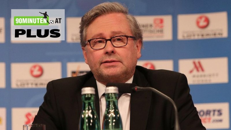  Wie sich Rapid-Präsident Wrabetz bei der Bundesliga ein blaues Auge geholt hat [Exklusiv]
