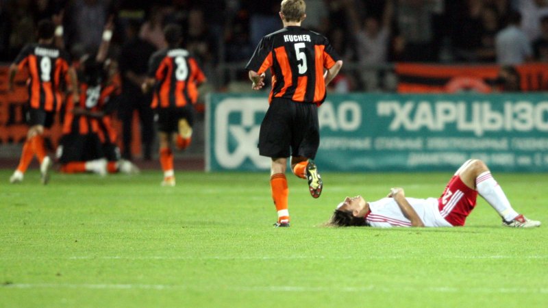 2007, dritte Qualifikationsrunde: Schachtar Donezk - Salzburg 3:2