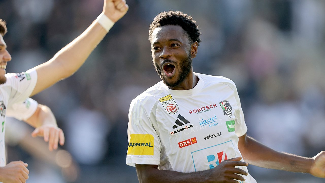 David Atanga (27, Sturm, zum Wolfsberger AC von Oostende)