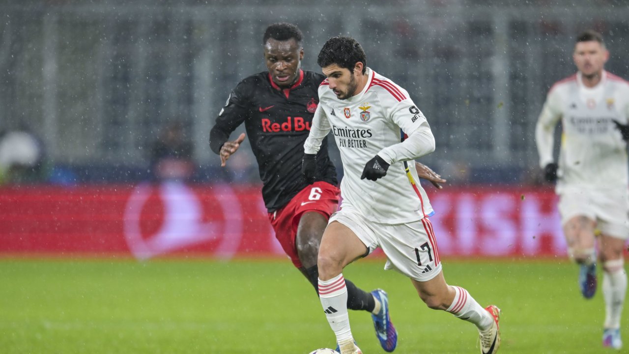 Gonçalo Guedes kam später in seiner Karriere zurück zu Benfica und hatte einen Auftritt in Österreich